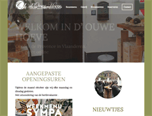 Tablet Screenshot of ouwehoeve.be